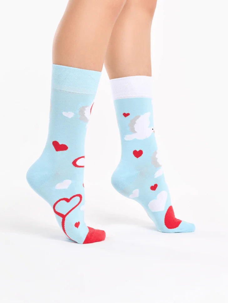 Chaussettes Colombes blanches