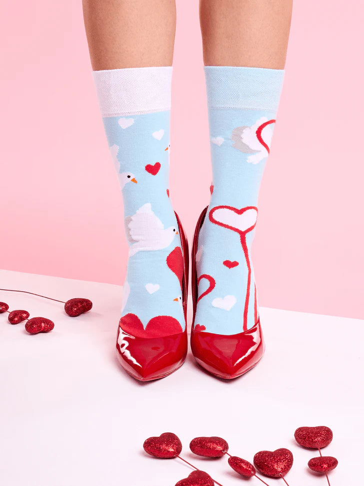 Chaussettes Colombes blanches