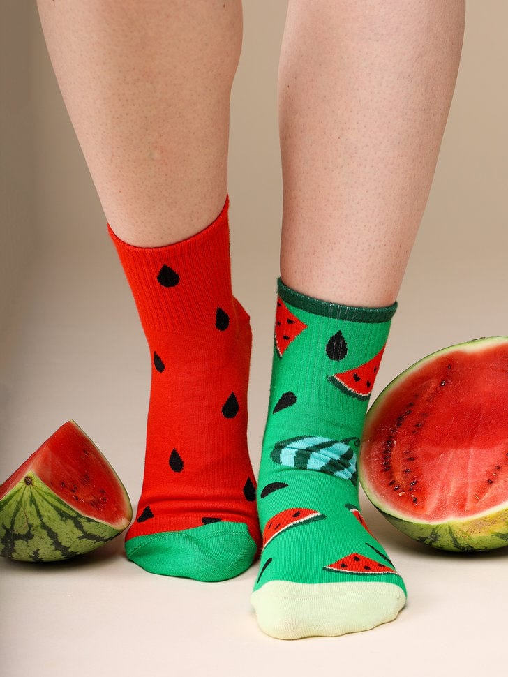 Le Bar a Chaussettes - Chaussettes Courtes Pastèques & Pépins