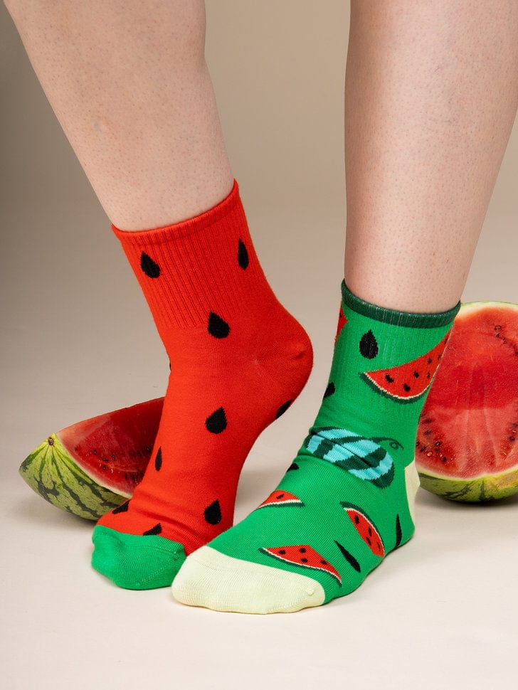 Le Bar a Chaussettes - Chaussettes Courtes Pastèques & Pépins