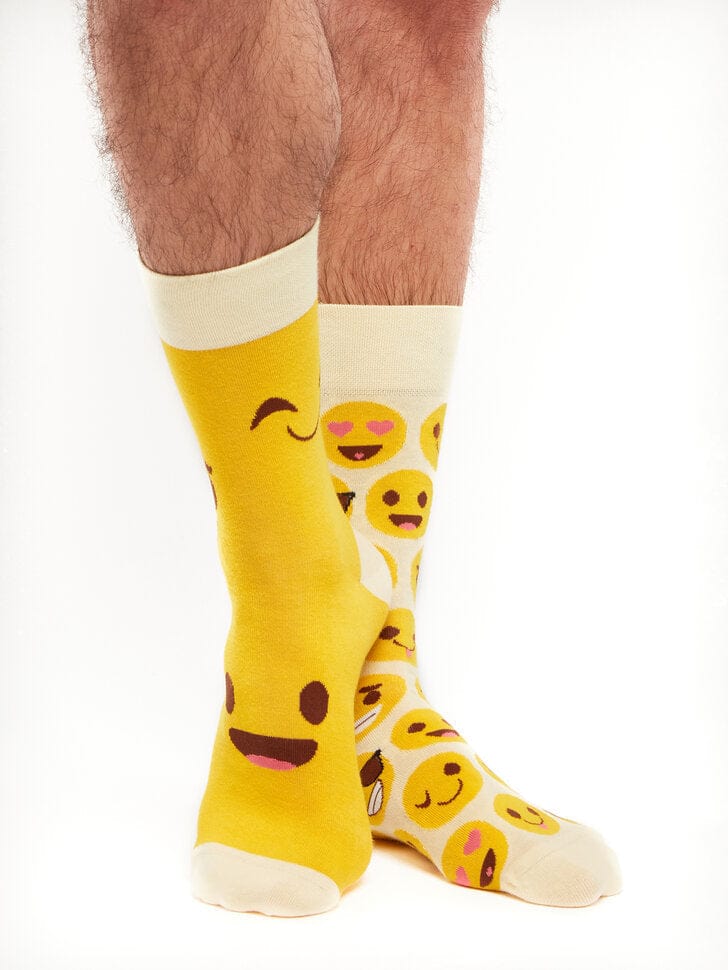 Le Bar a Chaussettes - Chaussettes Émoticône Smiley