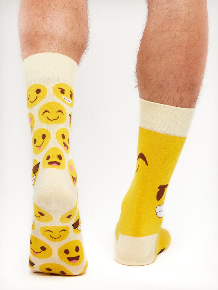 Le Bar a Chaussettes - Chaussettes Émoticône Smiley
