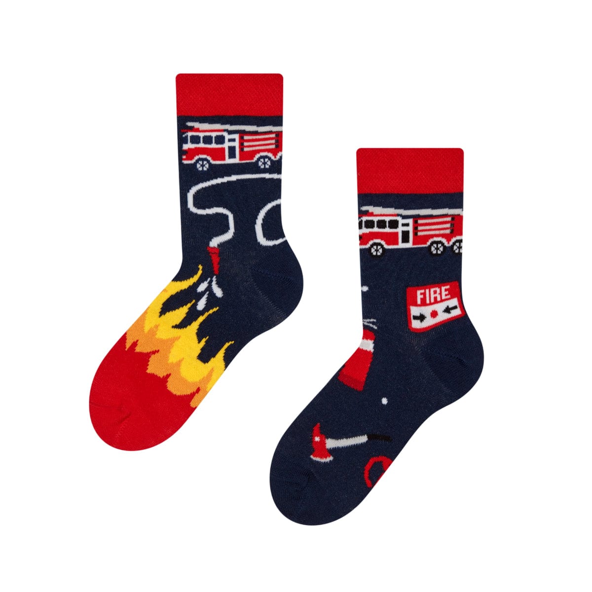 Le Bar a Chaussettes - Chaussettes Enfants Sapeur-pompier