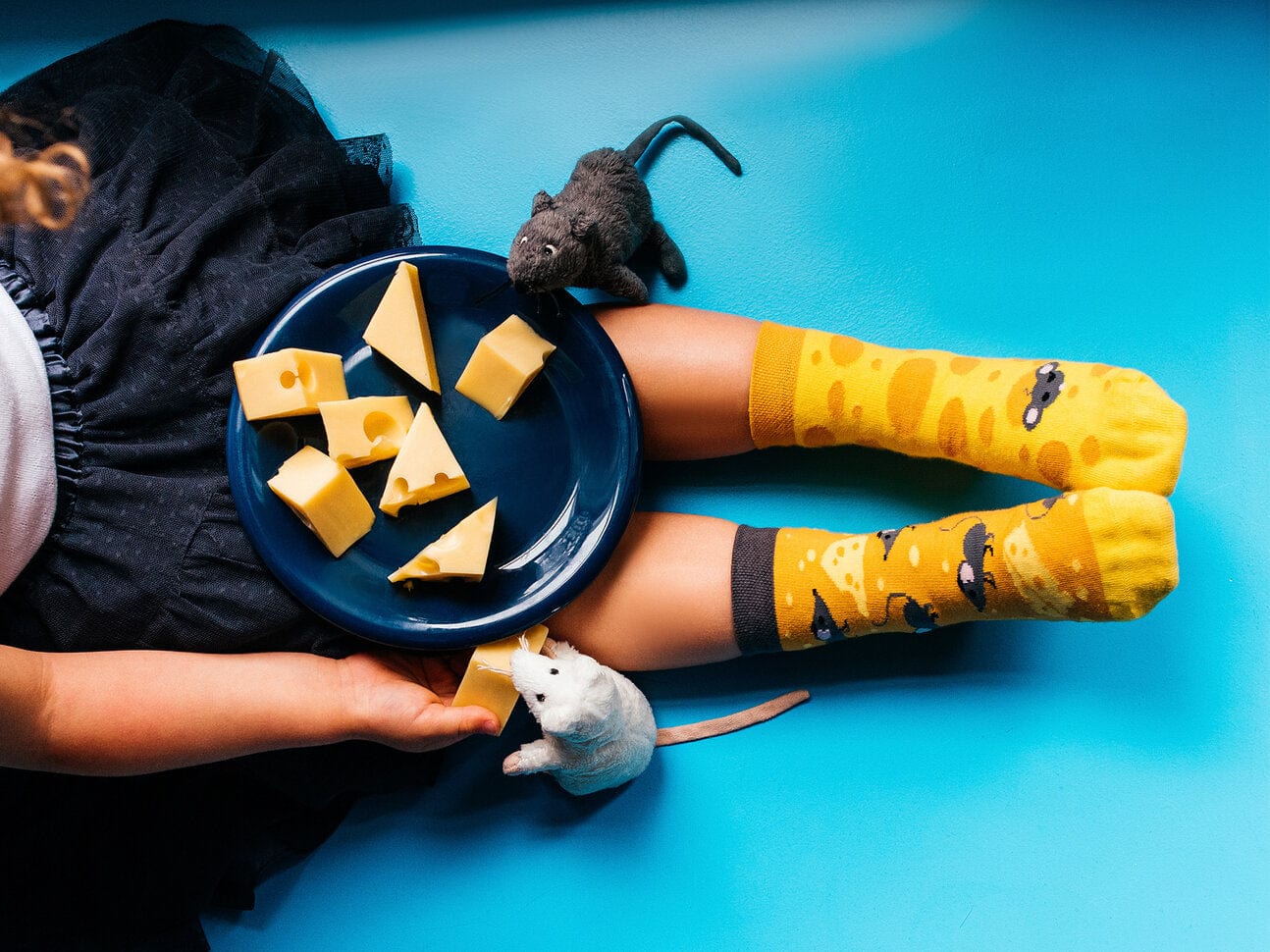 Le Bar a Chaussettes - Chaussettes Enfants Souris & Fromages