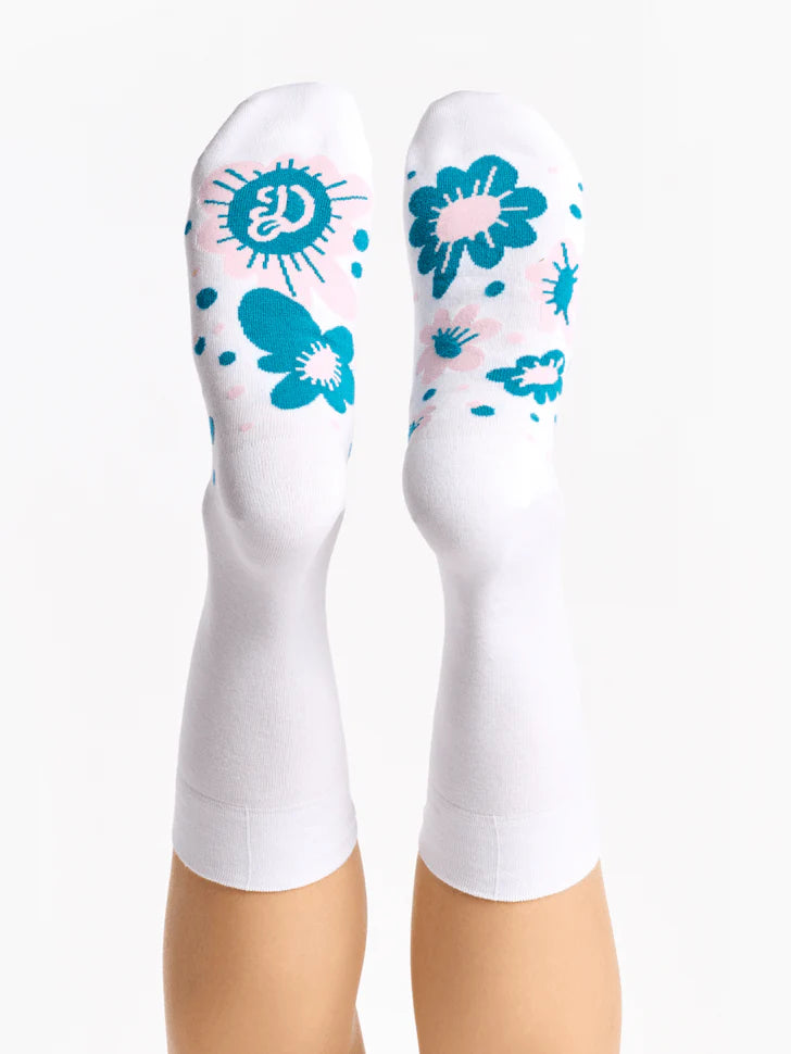 Chaussettes Fleurs pastels