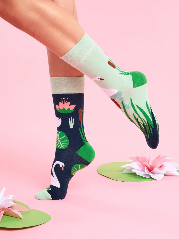 Chaussettes Cygne blanc