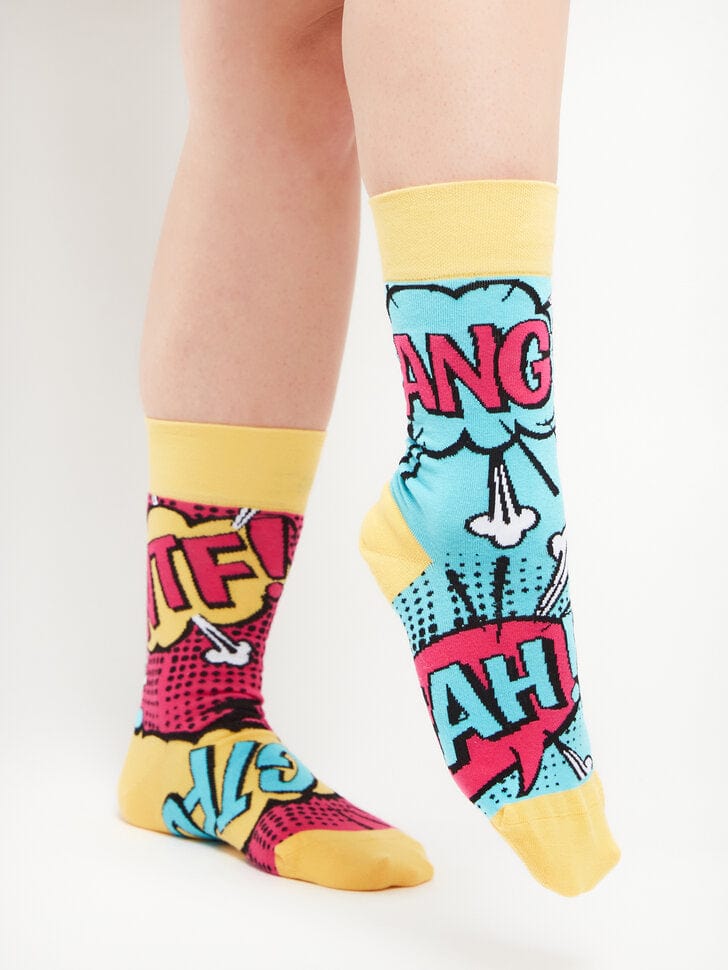 Le Bar a Chaussettes - Chaussettes Onomatopées de BD