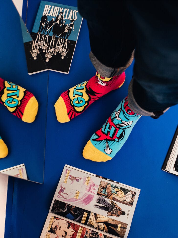 Le Bar a Chaussettes - Chaussettes Onomatopées de BD
