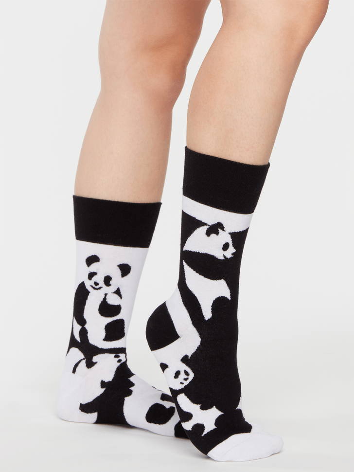 Chaussettes Panda abstrait
