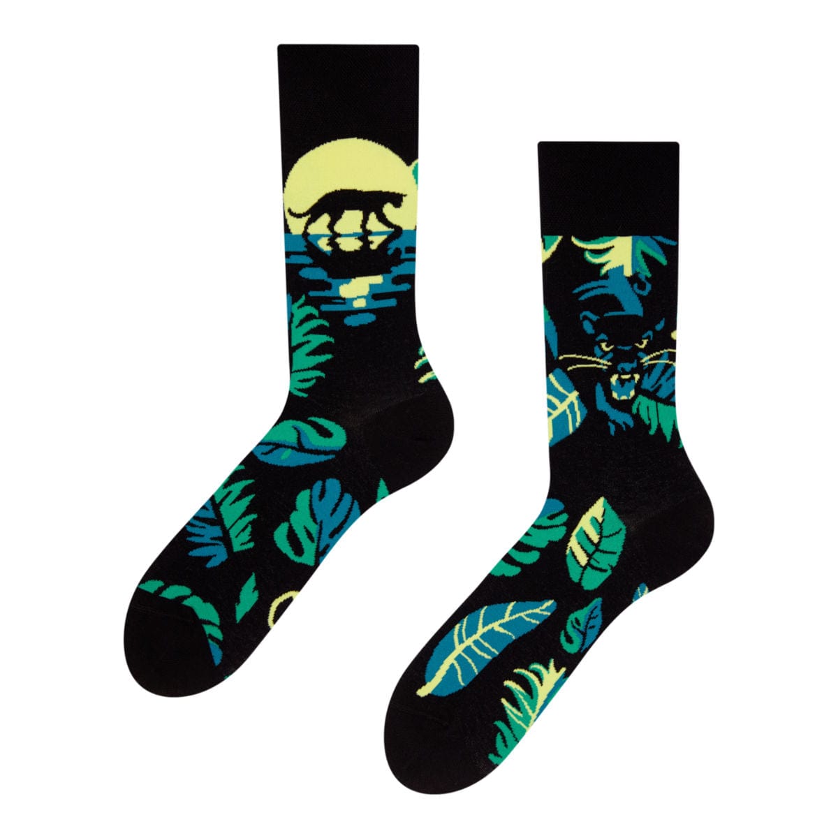 Le Bar a Chaussettes - Chaussettes Panthère de Nuit