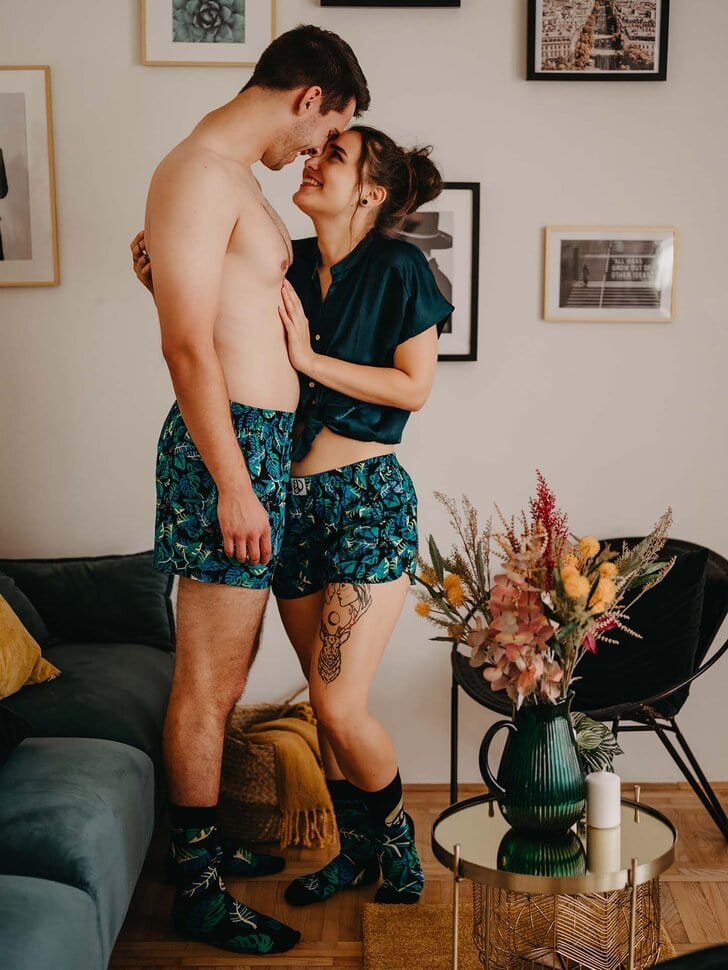 Le Bar a Chaussettes - Chaussettes Panthère de Nuit