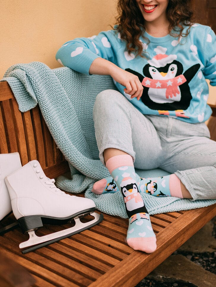Le Bar a Chaussettes - Chaussettes Pingouin Patineur