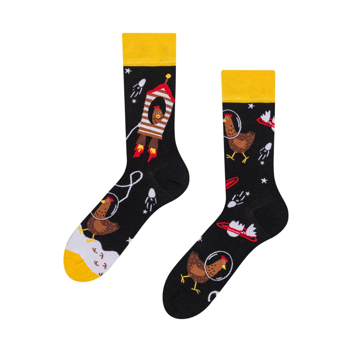 Chaussettes Poule astronaute