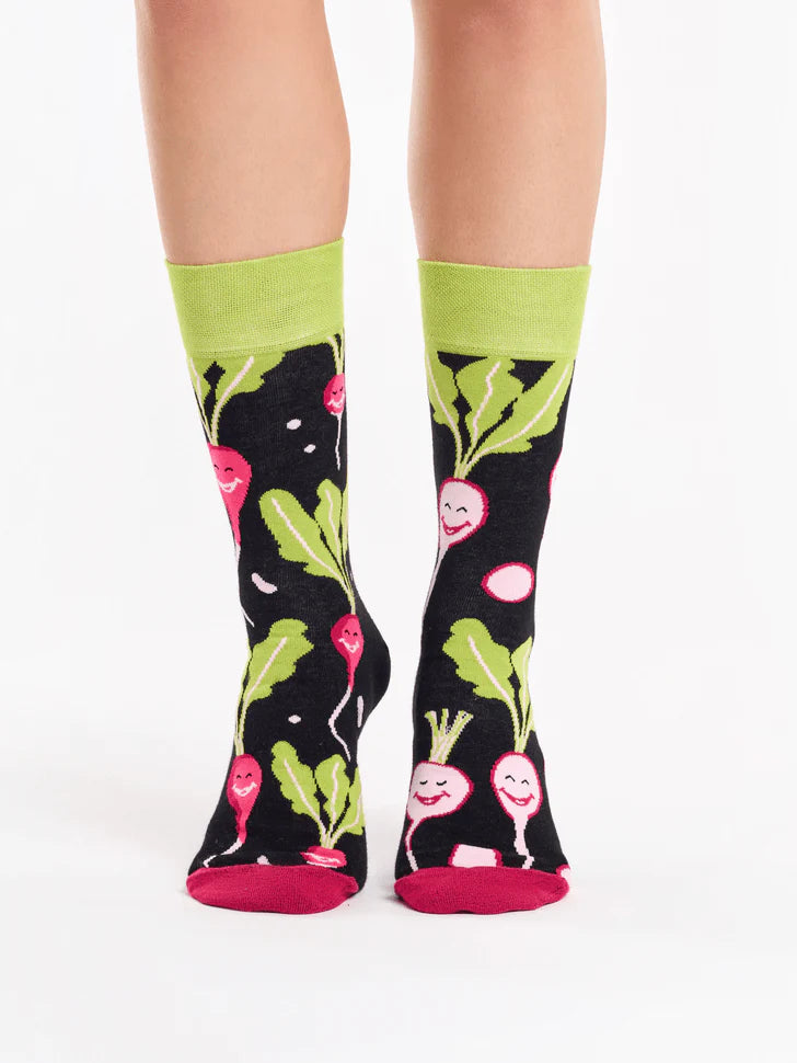 Chaussettes Radis heureux