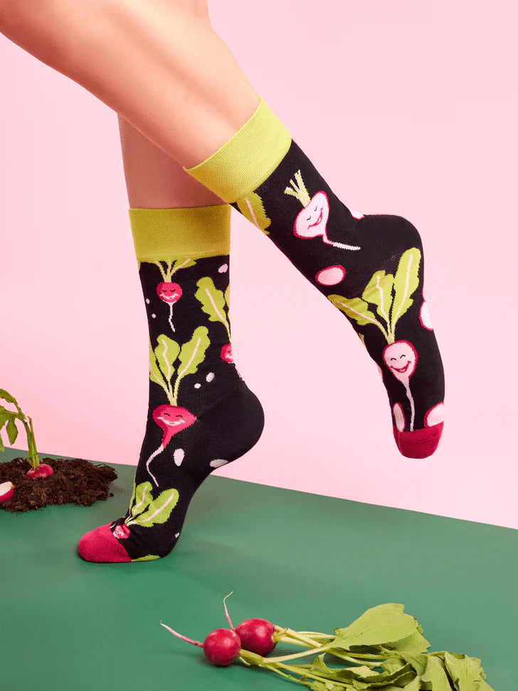 Chaussettes Radis heureux