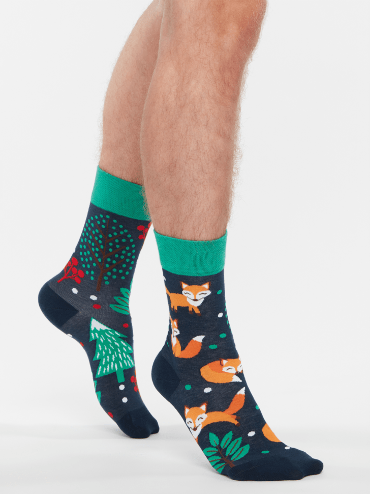 Le Bar a Chaussettes - Chaussettes Renards Roux