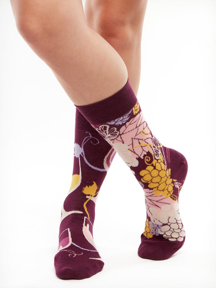 Chaussettes Vin rouge