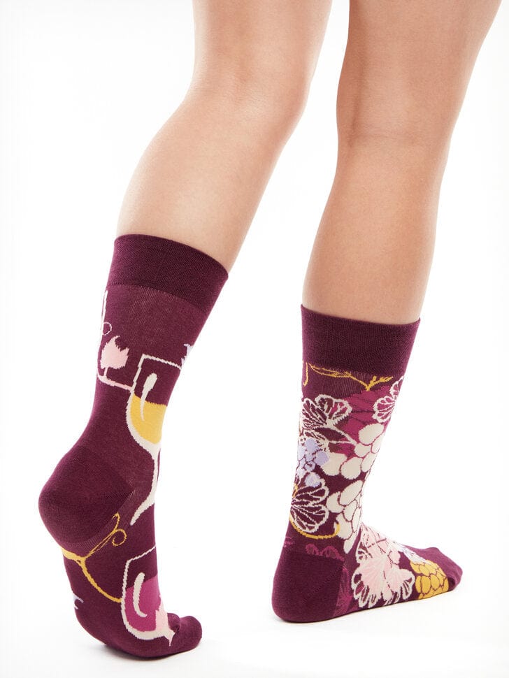 Chaussettes Vin rouge