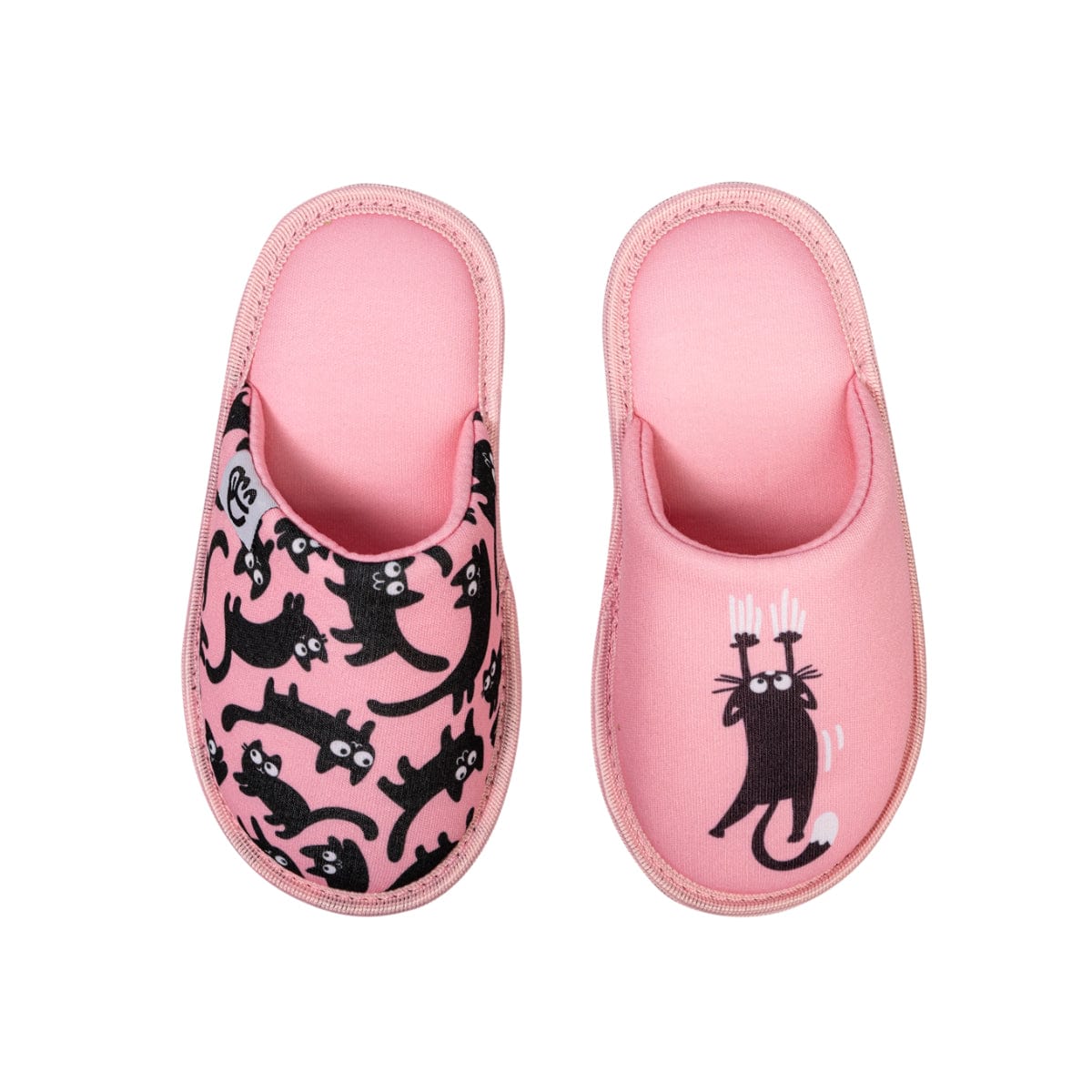 Le Bar a Chaussettes - Pantoufles Enfants Chats Roses