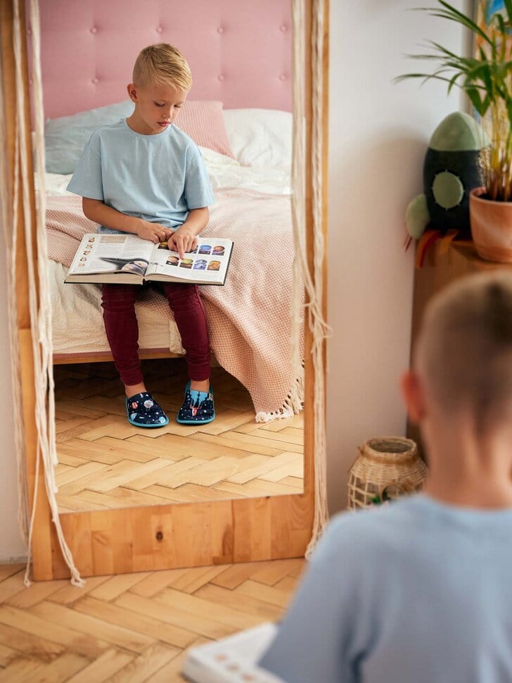 Pantoufles Enfants Planètes