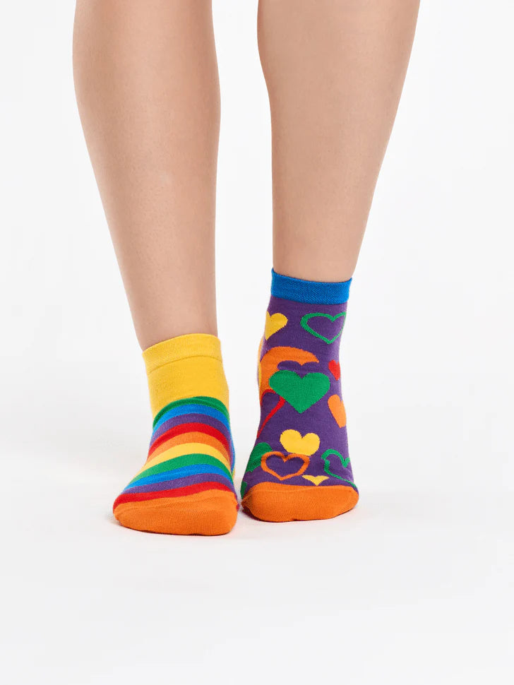 Socquettes Amour multicolore