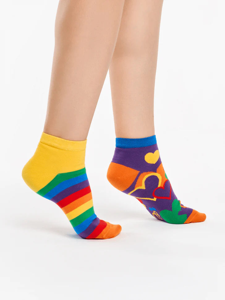 Socquettes Amour multicolore