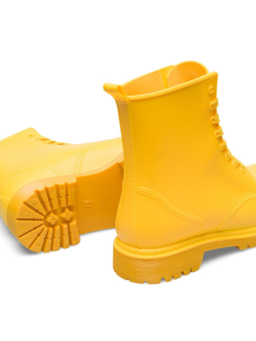 Bottes de pluie Femme jaunes