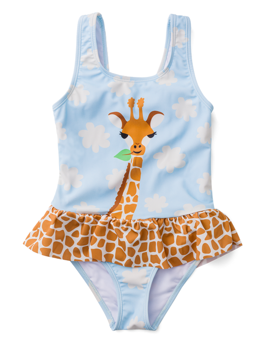 Maillot de bain Fille Girafe Mignonne