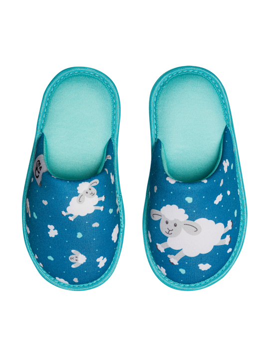 Pantoufles Enfants Moutons et nuages