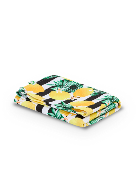 Serviette de cuisine Citrons et rayures
