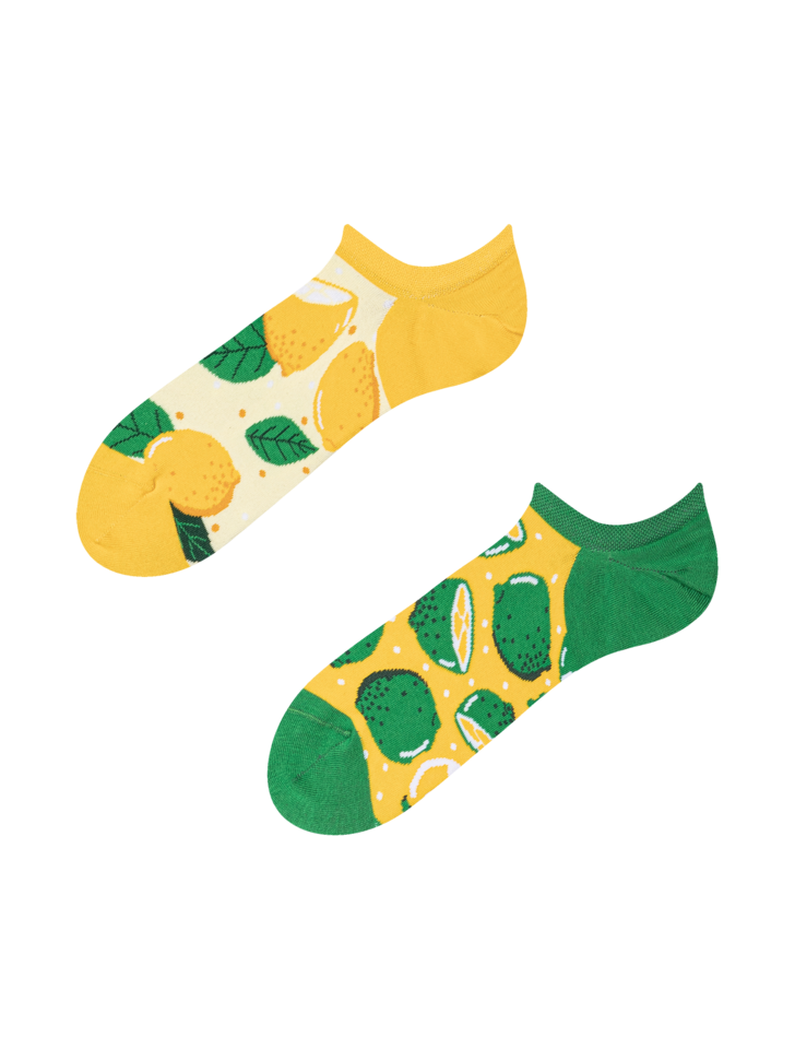 Socquettes pour baskets Citron vert et lime