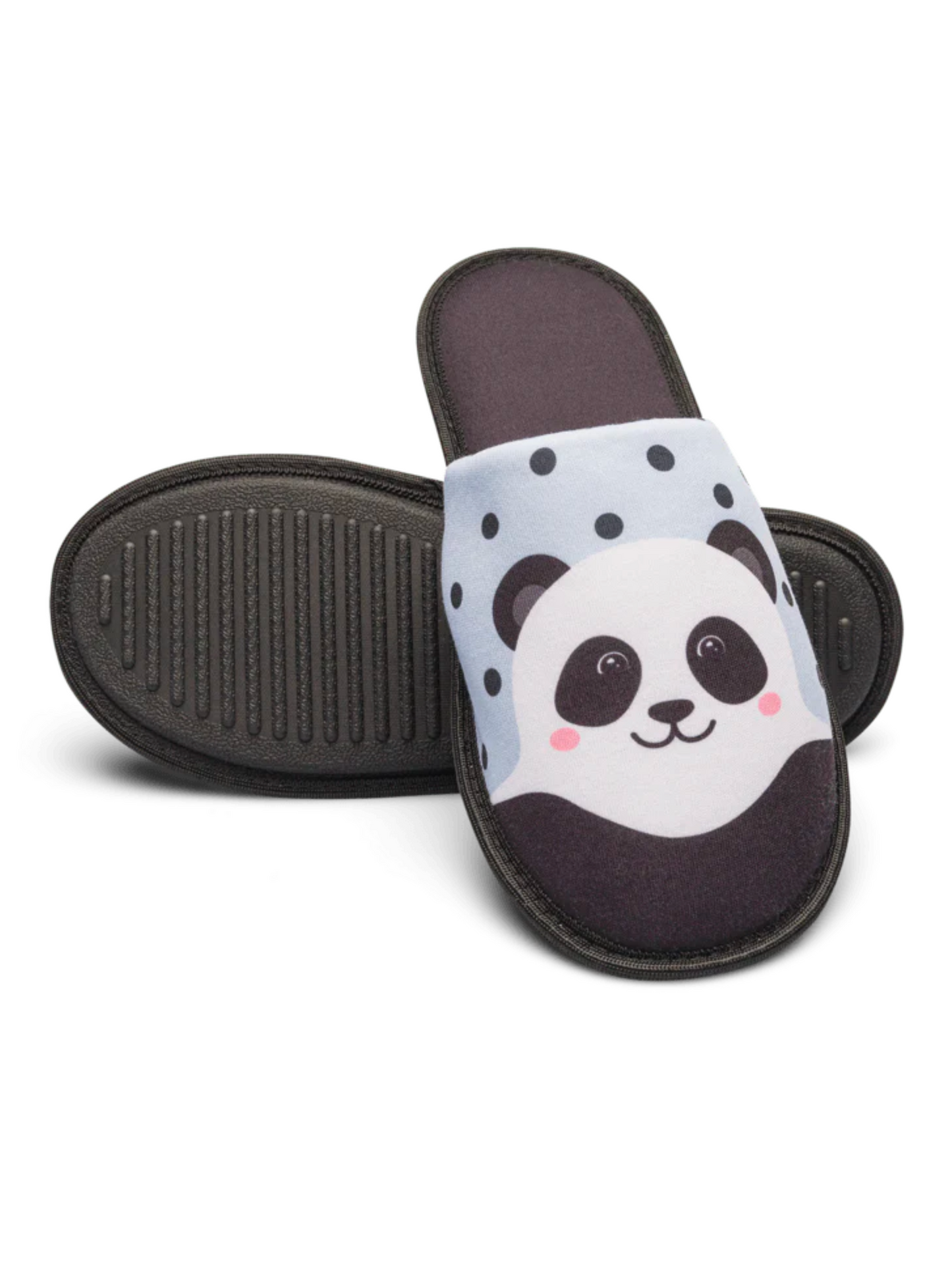 Pantoufles Panda joyeux