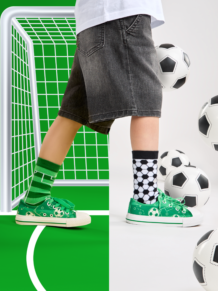 Chaussures en toile enfants Terrain de football