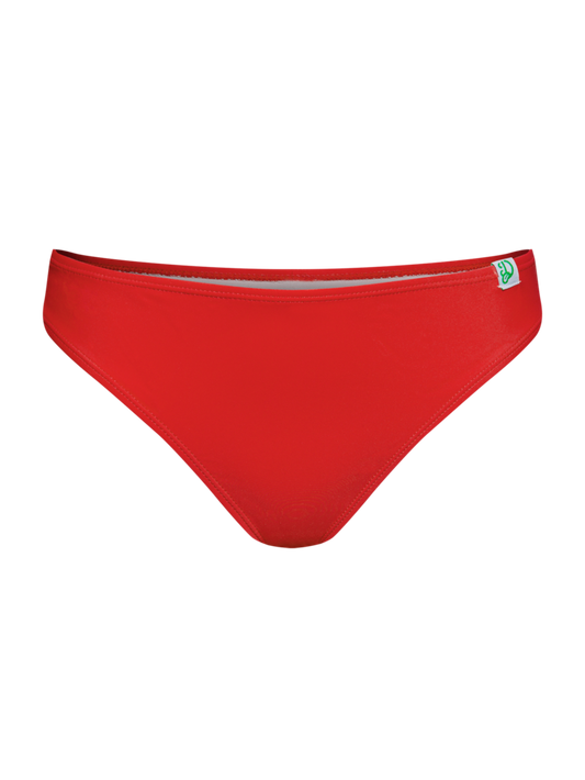 Culotte bikini rouge