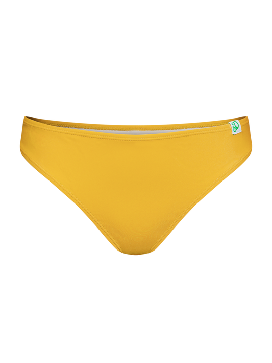 Culotte bikini Jaune or