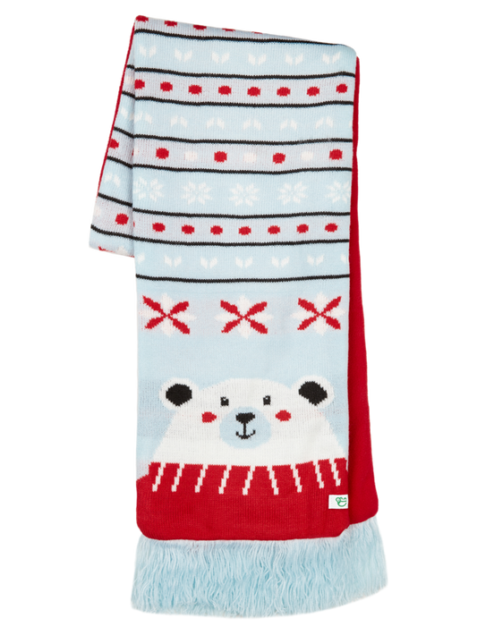 Écharpe tricotée Enfants Ours d’hiver