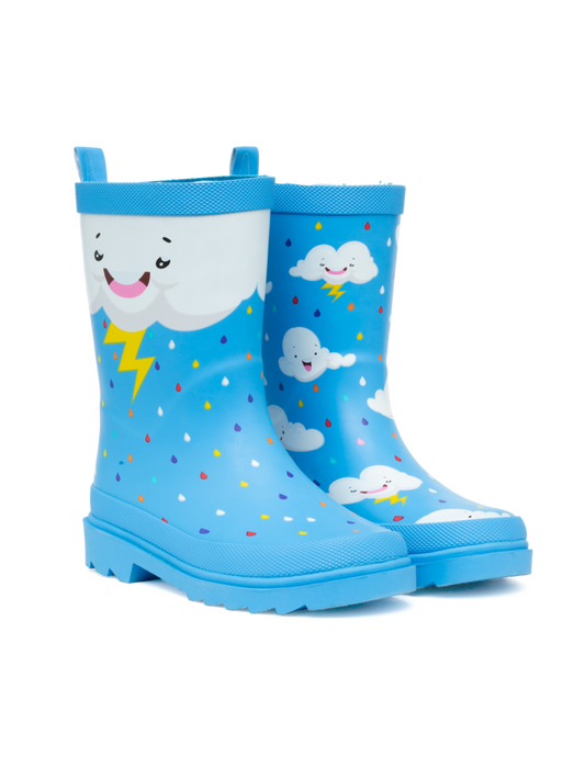 Bottes de pluie Enfants Nuages pluvieux