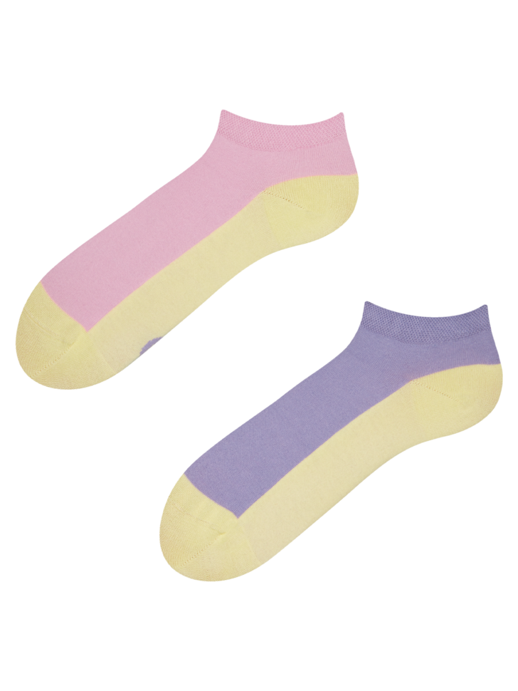 Socquettes violet pastel Empreinte