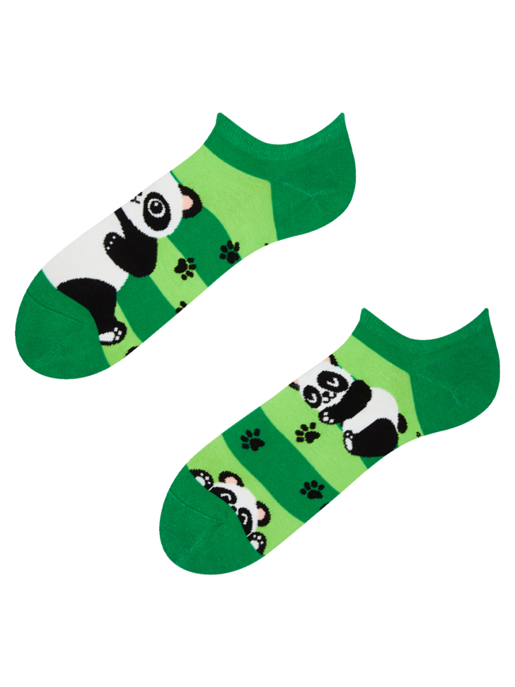 Socquettes pour baskets Panda et rayures