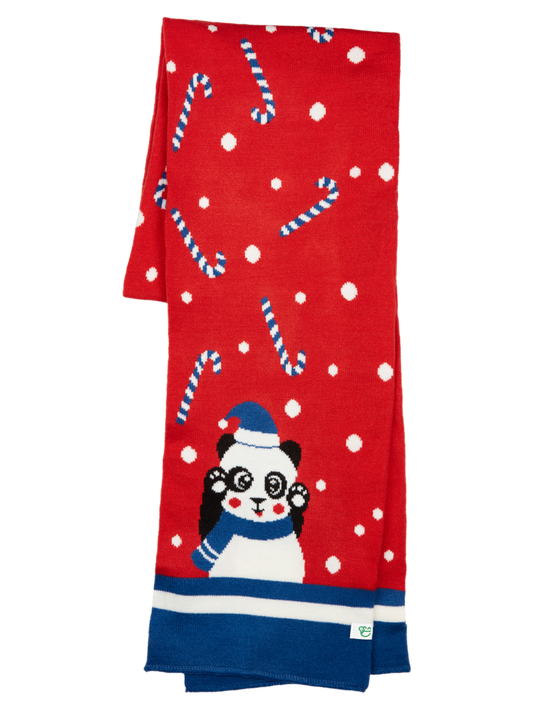 Écharpe tricotée Femme Panda ludique