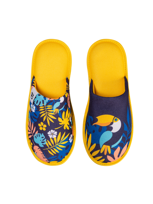 Pantoufles Toucan tropical