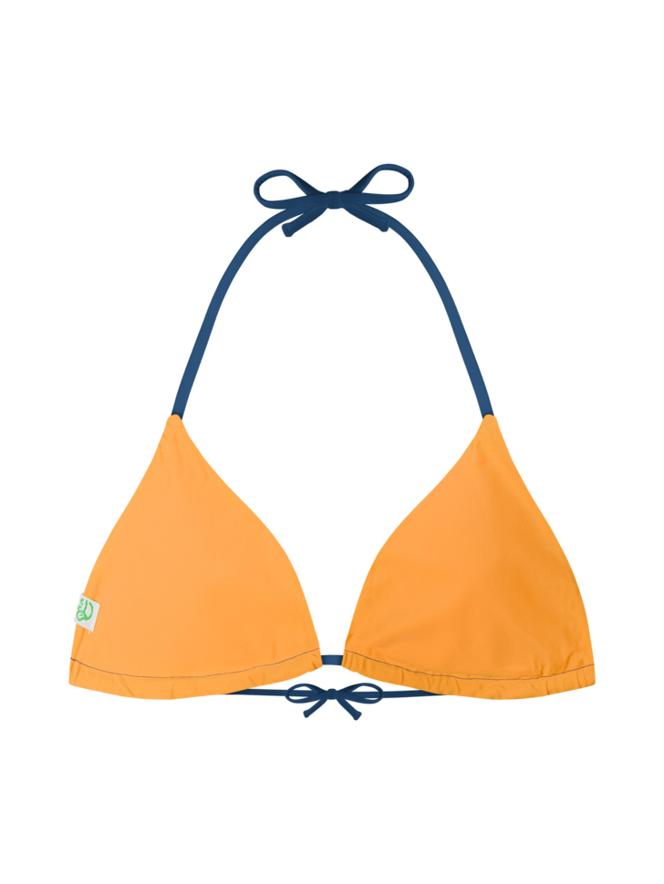 Haut de bikini triangulaire Fleur de marguerite