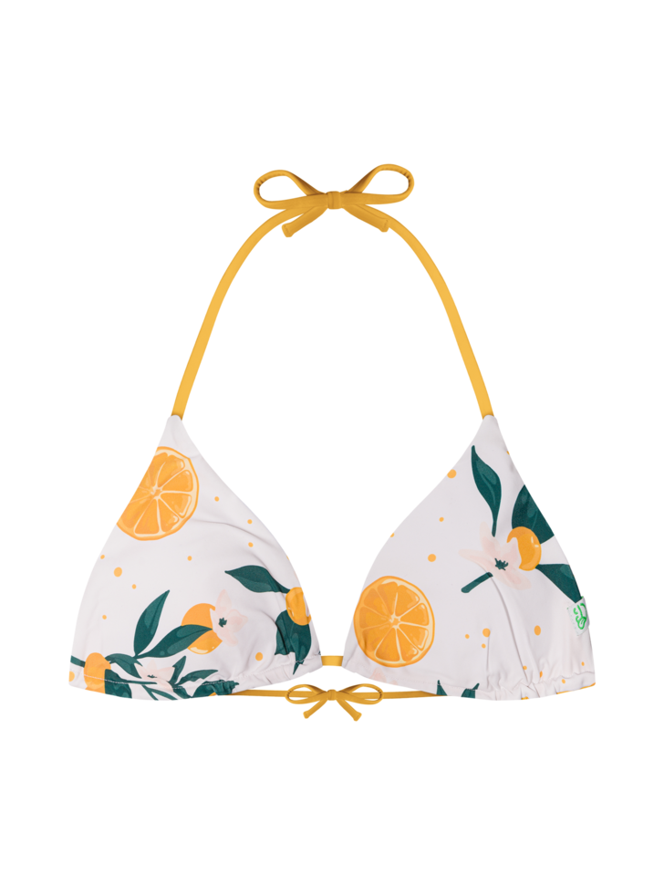 Haut de bikini triangulaire Oranges