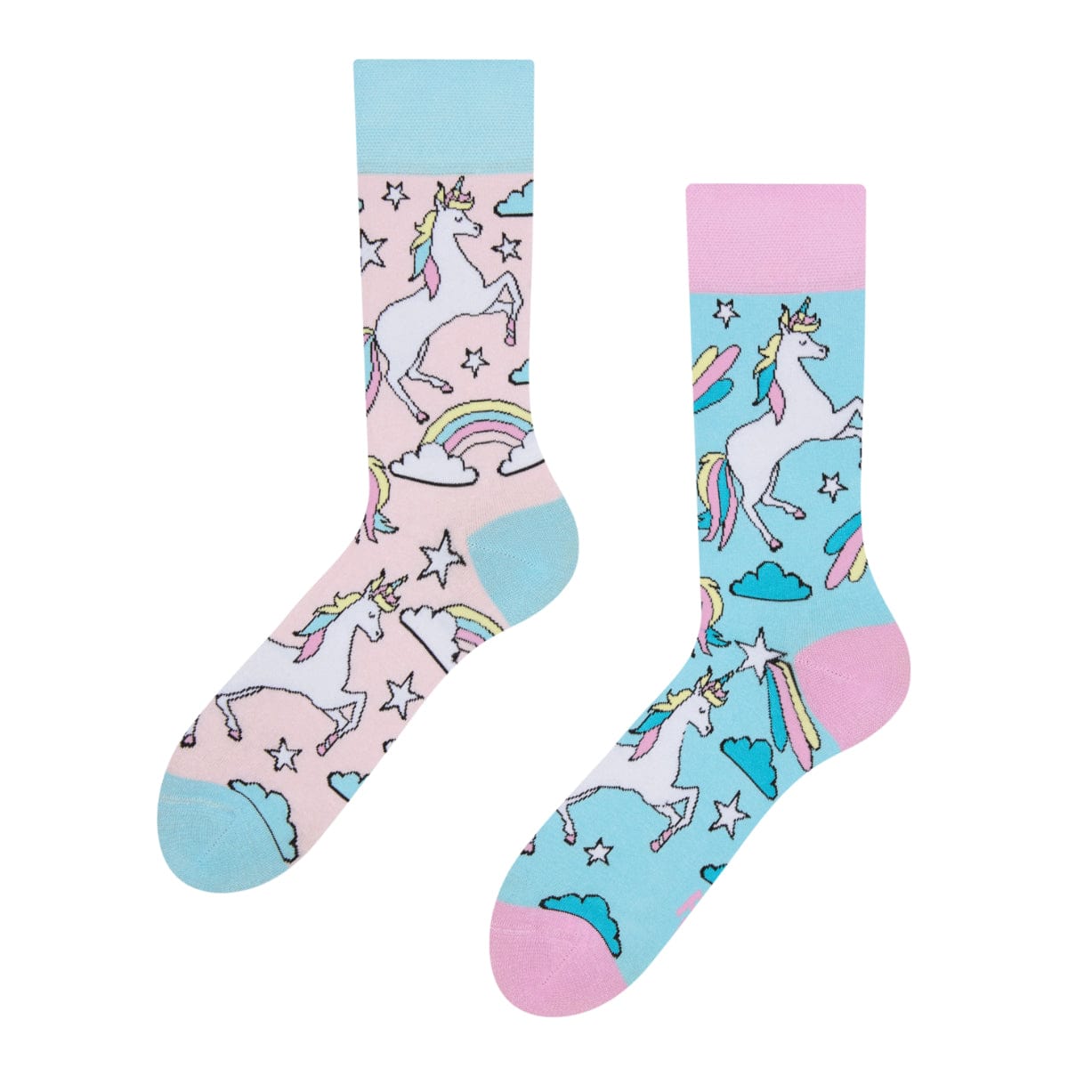 Chaussettes Licorne arc-en-ciel